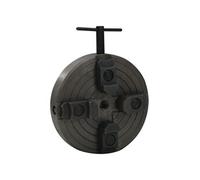 vidaXL Mandrin 4 mâchoires pour tour à bois Connexion M18 Acier noir 150 x 63 mm