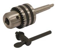 Mandrin e 5-20mm avec cône morse N°2 pour perceuse sur colonne DRAKKAR - 15565