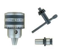 Mandrin à couronne dentée professionnel 1 à 12 mm raccord 19 mm avec clé MW-Tech GT12-19MM