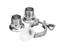 Mandrin à dégagement rapide en acier inoxydable 304, mandrin hexagonal extérieur, ensemble de joints filetés mâles, accessoire de fixation filetée (304, DN15-50.5)