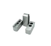 Mandrin à griffes souples Mandrin à pression d'huile hydraulique 4, 5, 6, 8 et 10 pouces, 60/90/120 degrés, à griffes souples, standard à 3 mors for tours CNC mécaniques(5 inch 60 degree)