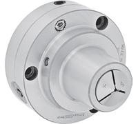 Mandrin à pinces 5C corps en acier diam. 125 mm avec réglage fin Bison 3960-125-5C