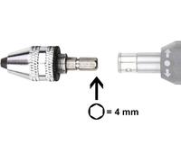 Mandrin à serrage rapide avec embout hexagonal de 4 mm Donau Elektronik MBS01 0,3 - 3,2 mm G