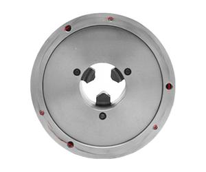 Mandrin à trois griffes auto-centrant 80125130160200250320, machine-outil de tour, manuel précision(K21-250C Front 3 Through Hole)