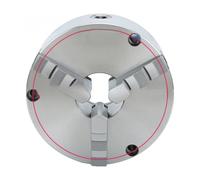 Mandrin à trois mors 80160200250320400 auto-centrant de haute précision for machines-outils et tours(K21 250 front through 3 hole M12)