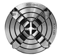 Mandrin à trois mors, mandrin 4, tour de 3 10 pouces, réversible indépendant, K72-80/100/125/160/200/250, fraisage, travail du bois(K72-125)