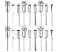Mandrin à Vis pour Outils Rotatifs, Lot de 26, Acier Argenté