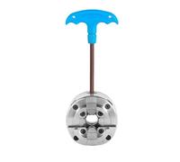 Mandrin auto-centré à 4 mors - Filetage à vis M33 - Mandrin de 96 mm avec clé et vis - Envergure de 45 à 81 mm