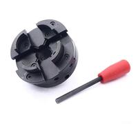 Mandrin auto-centreur à 4 mâchoires avec filetage M33 x 3,5 pour tours à bois et accessoires de machines à bois, compatible avec meuleuses, M33 x 3,5 mm