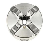 Mandrin auto-centreur à quatre mors 30-90 mm Accessoires pour mini tour Mandrin pour machine à métaux Convient pour tours, meuleuses, fraiseuses et perceuses