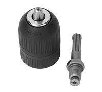 Mandrin Auto - serrant 2-13mm, Porte - foret 1/2-20UNF, Support Conversion pour Perceuse à Percussion - Haute Précision, Design à Roulement d'Appui, Usage Polyvalent pour P