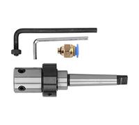 Mandrin Cône Morse Manchon de Refroidissement Interne Adaptateur R8 MT2-19,05 Mm, Facile à Utiliser pour Perceuse Magnétique, Perceuse Radiale, Perceuse D'établi, Tour