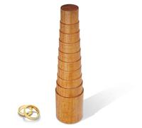 Mandrin de bracelet en bois, 29,6 cm/11,7 po Bâton de mesure de la taille du bracelet en bois Calibreur de bracelet en bois léger pour la réparation des déformations de bijoux