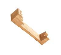 Mandrin de bracelet en bois robuste et marteau en caoutchouc bidirectionnel à installer - Accessoire pour bijoux professionnels - Mandrin en bois