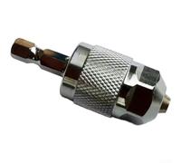 Mandrin de forage à changement rapide, tige hexagonale de 1,5 à 6,5 mm, 3 mâchoires, auto-centrage avec construction en métal, outil pour mini meuleuses électriques outils rotatifs (1 pièce)