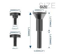 Mandrin de montage for meules à tronçonner, disque de coupe for meuleuse, outil rotatif, adapté aux lames de scie circulaire en laine de 6 mm à 10 mm