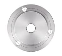 Mandrin de moteur bride connexion disque arbre accessoires trois griffes quatre 80 125 1316 petit tour manuel en acier(Motor flange for 3 4 jaws 80 hole 18)