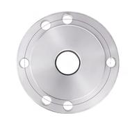 Mandrin de moteur bride connexion disque arbre accessoires trois griffes quatre 80 125 1316 petit tour manuel en acier(Motor flange for 3-4 jaw 100)