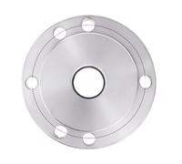 Mandrin de moteur bride connexion disque arbre accessoires trois griffes quatre 80 125 1316 petit tour manuel en acier(Motor flange fits 3-4 jaw 100 hole 22)