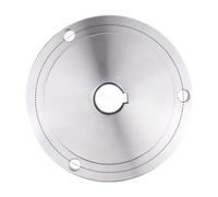 Mandrin de moteur bride connexion disque arbre accessoires trois griffes quatre bricolage 80 125 1316 petit tour manuel en acier(For 3 jaw 160 hole 32 keyway 10)