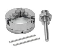 Mandrin de perçage auto-centrant robuste avec liaison M12 x 1 mm, mâchoires 3/4 de précision for le travail du bois et les machines-outils, 1 pièce(3Jaw)