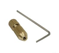 Mandrin de Perçage en Laiton pour Moteur Électrique | Serrage d\'Arbre 2.35mm, Porte-foret Réglable 0.8mm-1.5mm, pour accessoire pour Outils Rotatifs de Précision et