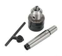 Mandrin de perçage pour mandrin conique MT2 avec clé de 1,6 cm à 1,27 cm de capacité pour tour CNC et applications de travail des métaux