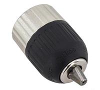Mandrin de perceuse à changement rapide 2-13 mm sans clé pour visseuse à percussion 3/8-24UNF avec design autobloquant en métal, noir