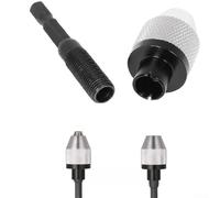 Mandrin de perceuse à changement rapide avec tige hexagonale de 0,3 à 6,5 mm pour mini meuleuse électrique portable, porte-foret, tournevis sans fil pour perceuse convertisseur