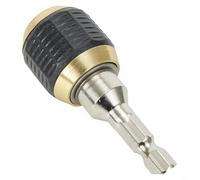 Mandrin de perceuse à changement rapide de 60 mm, adaptateur à tige hexagonale en acier au carbone, tournevis sans clé, outil de tournevis pour perceuses électriques, outils d'atelier