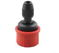 Mandrin de perceuse à dégagement rapide de 6,35 mm, porte-embout à changement rapide avec construction en plastique métallique, compatible avec les perceuses filaires et sans fil pour les tâches