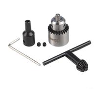 Mandrin de perceuse à moteur avec manchon de tige de connexion de 4 mm, 5 mm, 6 mm, 8 mm pour forets de 0,3 à 4 mm, porte-outil de tour conique JT0, en acier à haute teneur en carbone Mini C (5 mm)