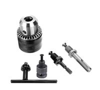 Mandrin de perceuse de 1,5 à 13 mm, adaptateur de changement rapide sans n métal, 3 mâchoires pour tournevis sans fil, kit d'outils de conversion