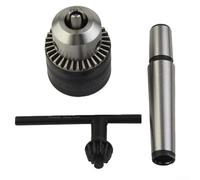 Mandrin de perceuse de 5/64" à 1/2" avec MT2 pour cône morse e tour incluse pour petits tours, mandrin en acier 1010 pour perçage