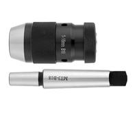 Mandrin de perceuse électrique Mandrin de perçage auto-serrant sans n acier 45#, capacité 1 à 16 mm