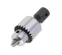 Mandrin de perceuse JT0 avec manchon de 4 mm, 5 mm, 6 mm, 8 mm, pour mini perceuses électriques et moteurs, compatible avec forets de 0,3 à 4 mm, tige en laiton (ensemble de mandrins de 6 mm)