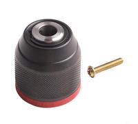 Mandrin de perceuse sans clé 0,8-10 mm pour conducteur, adaptateur de mandrin auto-serrant avec construction en acier, compatible avec 3/8