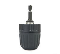 Mandrin de perceuse sans clé 0,8 à 10 mm avec filetage 3/8-24, adaptateur hexagonal à changement rapide pour tournevis électrique, porte-embout à changement rapide, accessoire de tournevis
