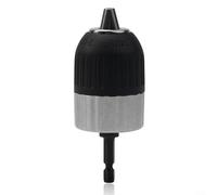 Mandrin de perceuse sans vec fonction autobloquante automatique pour perceuses électriques de 2 à 13 mm, taille d'embout 3/8, connexion filetée 24UNF