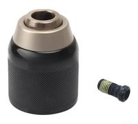 Mandrin de perceuse sans e 13 mm avec vis de 1/16 à 1/2" Capacité de serrage 9/16-18 Montage pour outils électriques série 2704-20 2804-20 et 2904-20 Finition noire (A)