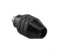 Mandrin de perceuse sans clé pour outil rotatif Wx106 avec plage de serrage de 0,3 à 3,2 mm et finition oxyde noir pour le polissage