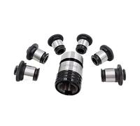 Mandrin de robinet à changement rapide, ensemble de 7 pièces, J4016 B18 J4012 B16, Protection contre les surcharges, for norme ISO ou JIS, perceuse(ISO,J4016L B18 (M5-M16))