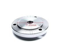 Mandrin de roulement de tour, Ajustement K11-100 K12-100 M14x1mm M14 cône Morse MT2 MT3 2MT 3MT tige de broche arbre arbre bricolage tour à bois mandrin poupée plaque arrière(K11 12 100 MT2 Round)