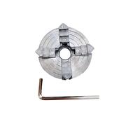 Mandrin de roulement de tour, Mandrin à quatre mâchoires Z011A for Mini tour à métal M12x1mm, arrière fileté 1.8~56mm/12~65mm, Mini accessoire de tour à pince 1 pièces(4 Jaw Chuck)