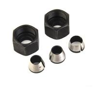 Mandrin de Router 6mm Acier pour Gravure Mandrin de Router 6mm | Acier pour robuste, longue durée de vie, pour idéal gravure pour bois, précision 6mm, finition lisse