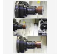 Mandrin de serrage à trou interne pour tours CNC de 116,8 cm avec tête d'expansion, compatible avec les interfaces de broche arrière standard (89)