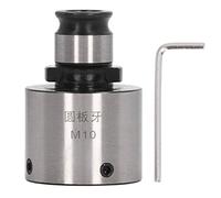 Mandrin de Taraudage GT12 M10 Acier au Carbone Finition Noircissante Collet Rond à Haute Dureté pour Filetage Mâle DiamèTre ExtéRieur