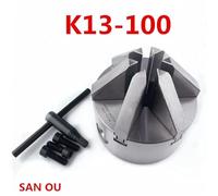 Mandrin de tour 100 mm, mandrin de tour à 6 mors K13-100, mandrin à spirale autocentrant, mini-mandrin de tour