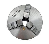 Mandrin de Tour, 1set K11-100 3 JAWS manuel Tour Chuck avec Tourning Machine Tools Accessoires 3-Jaw Métal Soirée