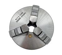 Mandrin de Tour, 1set K11-100 3 JAWS manuel Tour Chuck avec Tourning Machine Tools Accessoires 3-Jaw Métal Soirée